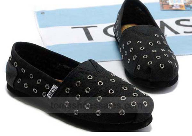 Womens Toms Classics Black Shoes